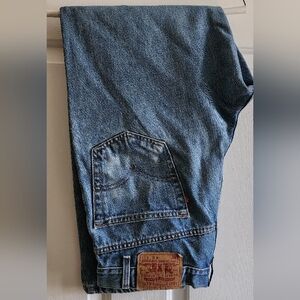 Levi's Relaxed Fit Denim Jeans 550 - Classic Blue Size 36x30